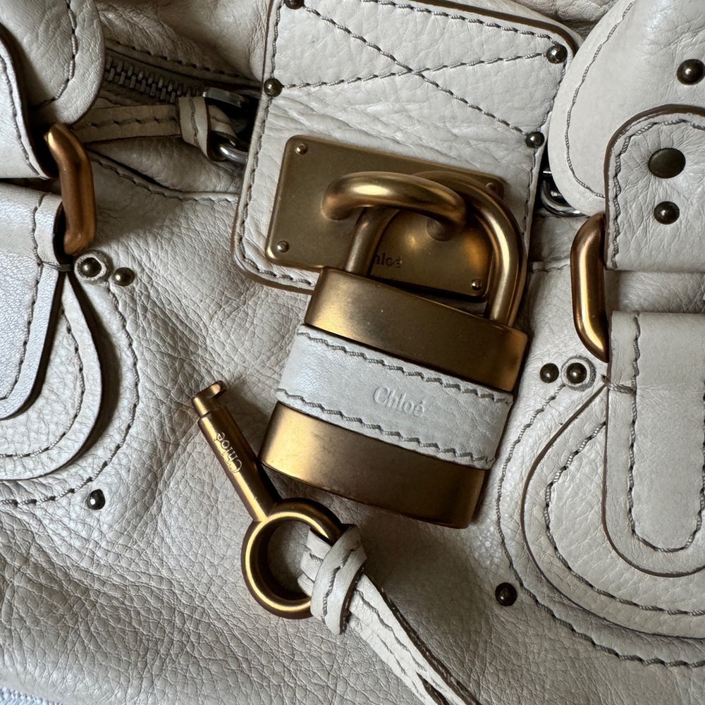 Vintage cream Chloe Paddington Bag - Picture 5 of 16